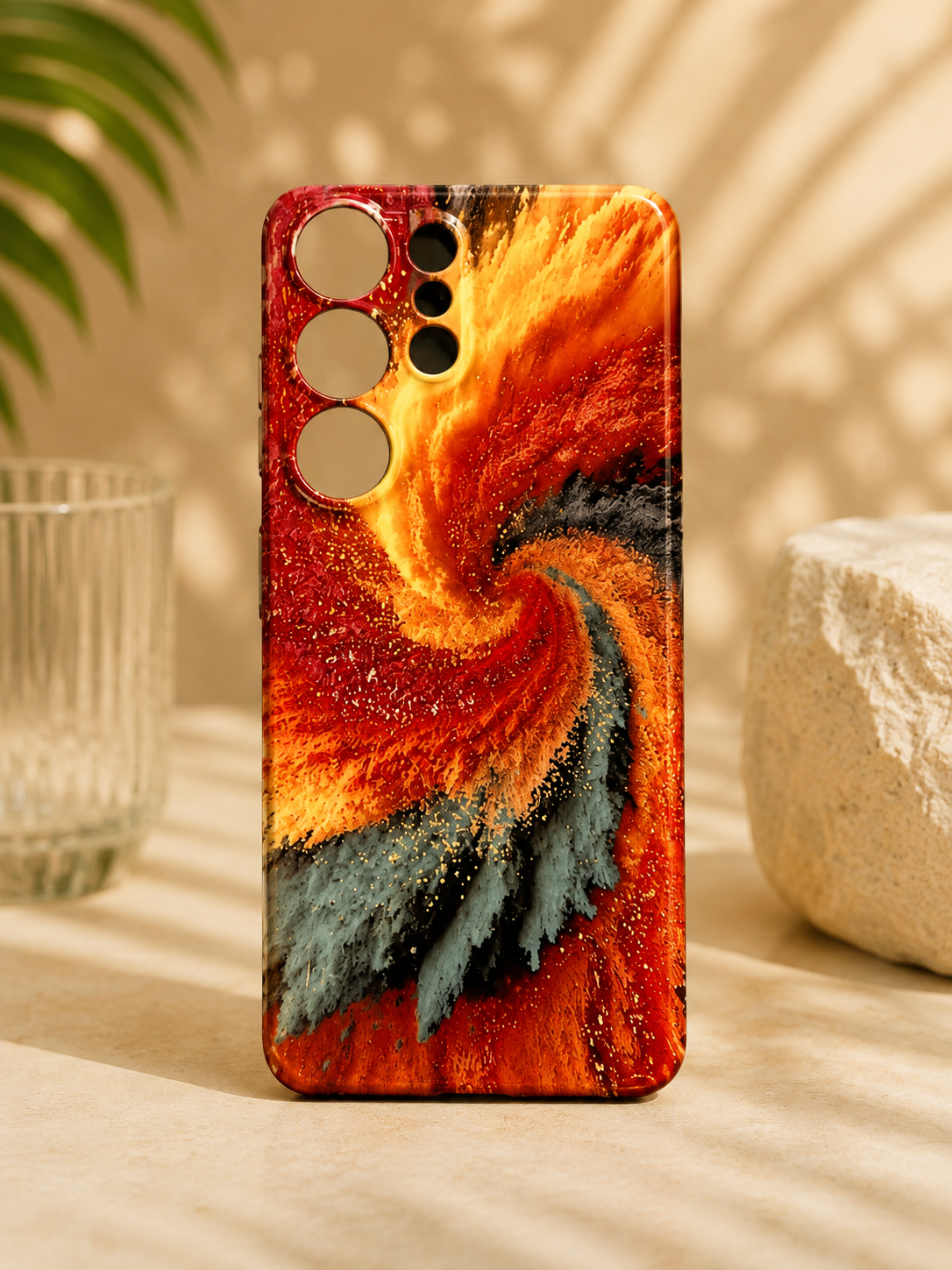 Firestorm Resin Art Phone Case