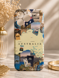 Australia Map Collage Case