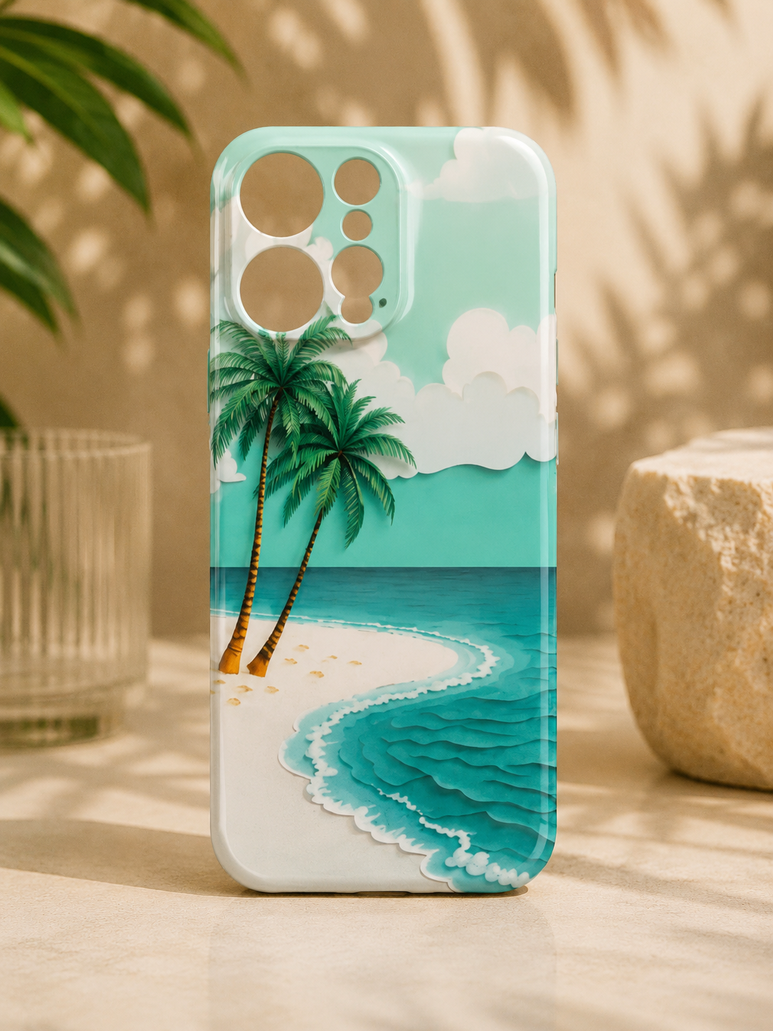 Tropical Beach Wave Phone Case