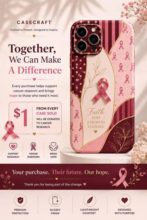 Breast Cancer Awareness Phone Case – God Is Within Her