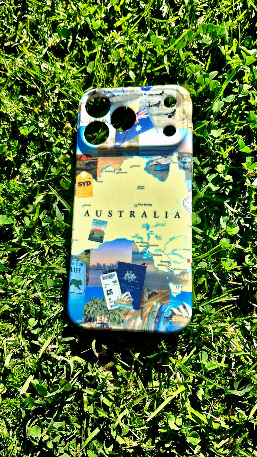 Australia Map Collage Case