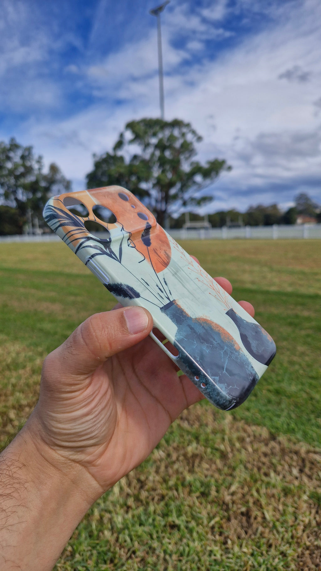Abstract Botanical Vase Phone Case
